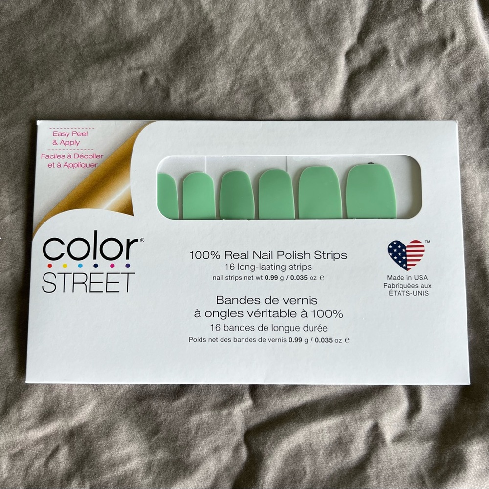 *Retired* Color Street: Oslo and Steady | Mint Green Pastel Spring Summer Pale - Picture 3 of 13